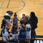 3rd grade Cascade girls scrimmaging during halftime of the HS girls game 12/19/2018